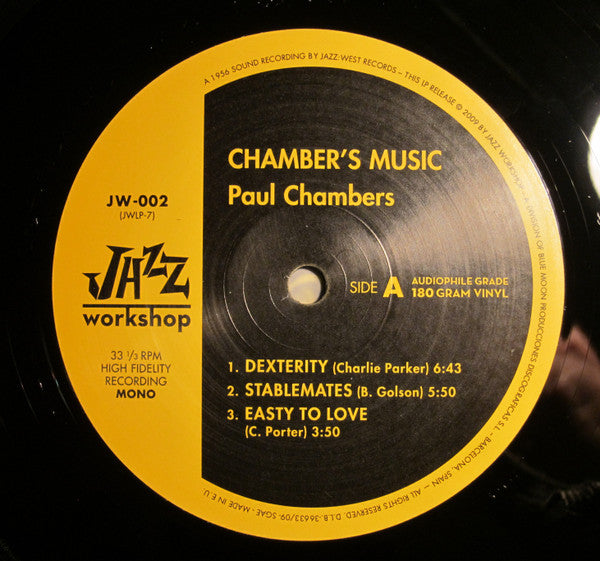 Paul Chambers (3) - Chambers' Music: A Jazz Delegation From The Eas...