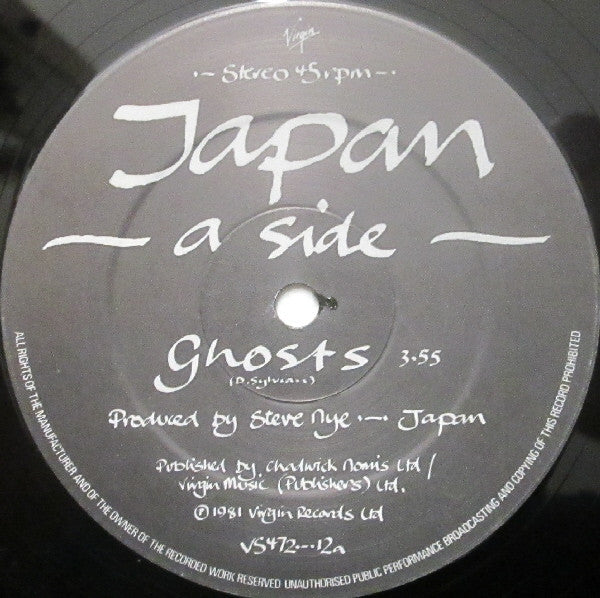 Japan - Ghosts (12"", Single, ƱTO)