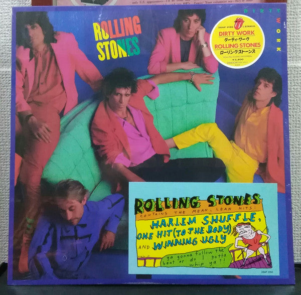 The Rolling Stones - Dirty Work (LP, Album, Cle)