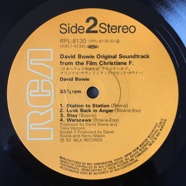 David Bowie - Original Soundtrack From The Film Christiane F.(LP, C...