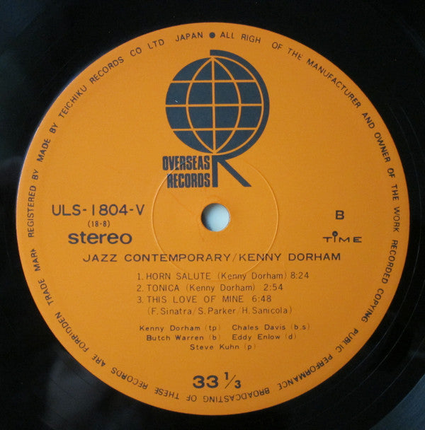 Kenny Dorham - Jazz Contemporary (LP, Album)