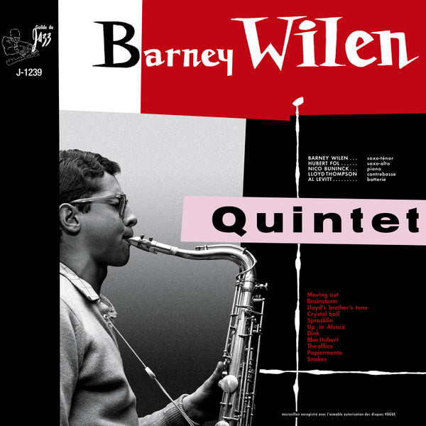 Barney Wilen Quintet - Barney Wilen Quintet(LP, Album, Mono, Ltd, R...