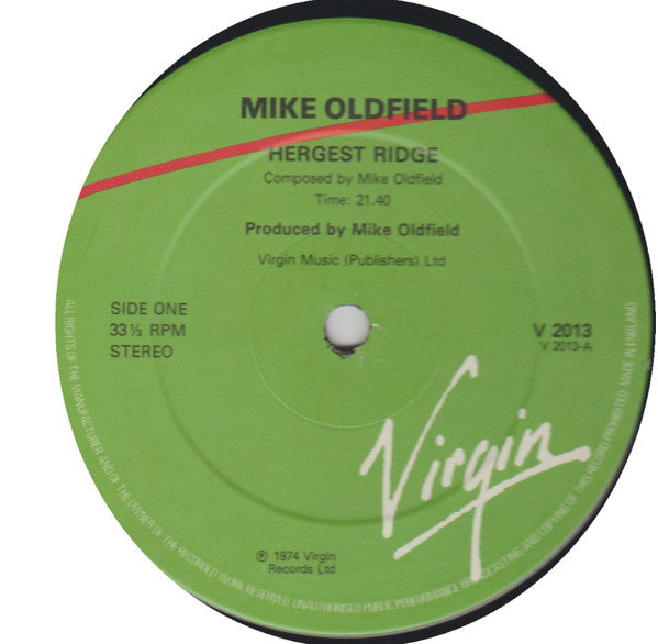 Mike Oldfield - Hergest Ridge (LP, Album, RP, Gre)