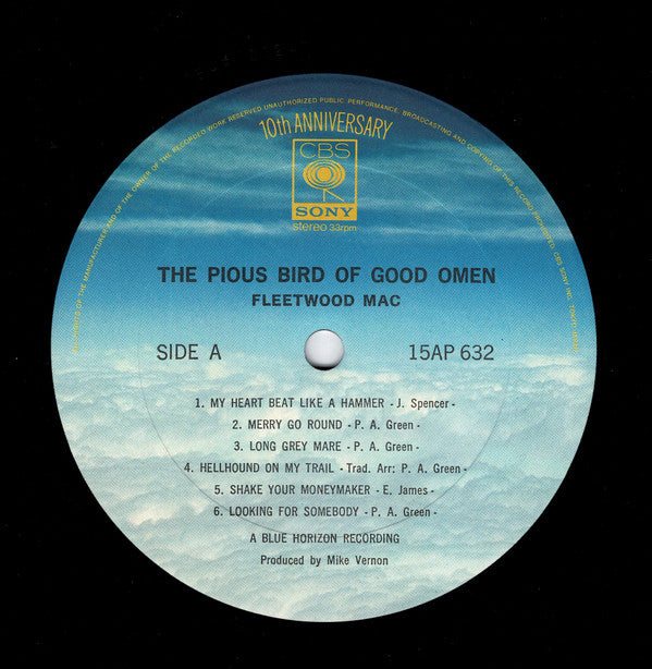 Fleetwood Mac - The Pious Bird Of Good Omen (LP, Comp, Ltd, RE)