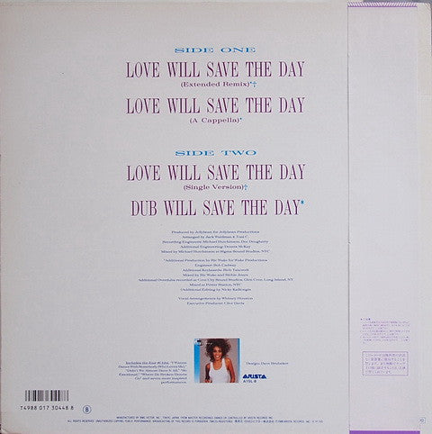 Whitney Houston - Love Will Save The Day (12"", Maxi)
