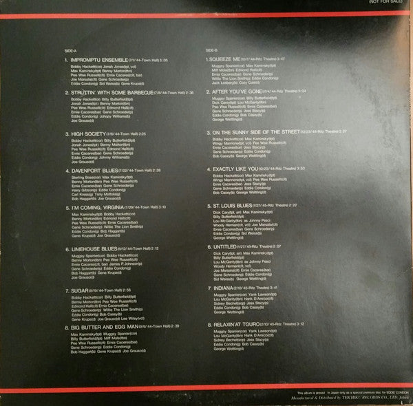 Eddie Condon All Stars* - Eddie Condon All Stars (LP, Mono)