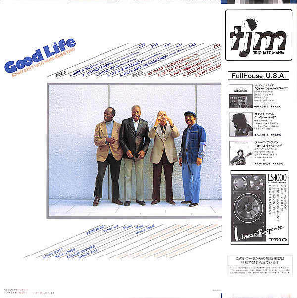 Sonny Stitt With Hank Jones Trio - Good Life (LP, Album)