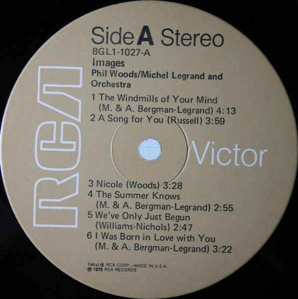 Phil Woods / Michel Legrand And Orchestra* - Images (LP, Album)