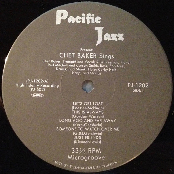 Chet Baker - Sings And Plays With Bud Shank, Russ Freeman And Strin...