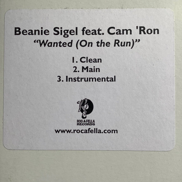 Beanie Sigel - Wanted (On The Run) (12"", Promo)