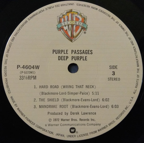 Deep Purple - Purple Passages (2xLP, Comp, Ltd, Gat)