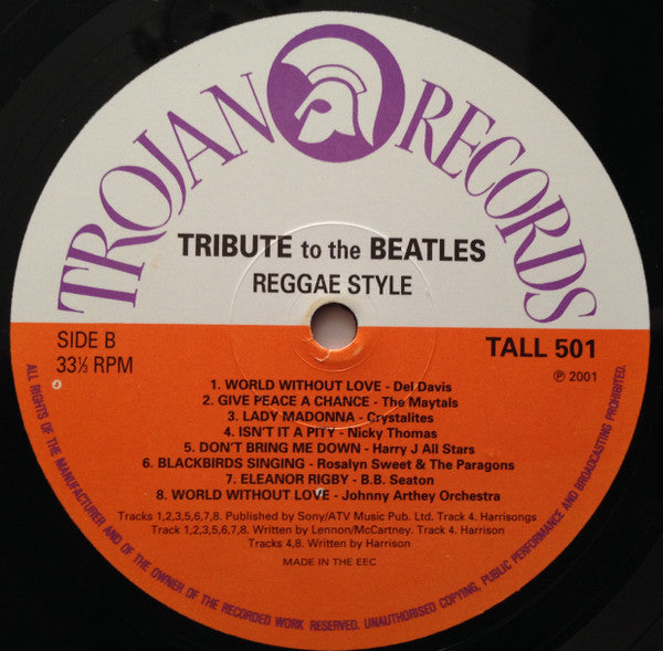 Various - Tribute To The Beatles Reggae Style (3xLP, Comp, Ltd + Box)