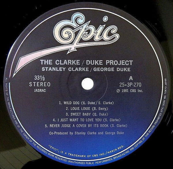 Stanley Clarke/George Duke - The Clarke / Duke Project (LP, Album)