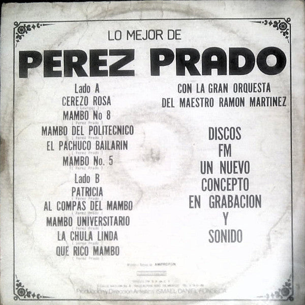 La Gran Orquesta de Ramón Martínez - Lo Mejor De Pérez Prado(LP, Al...