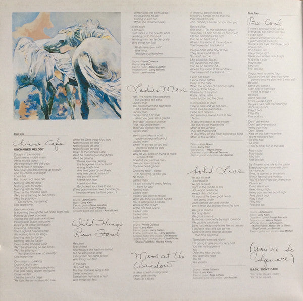 Joni Mitchell - Wild Things Run Fast (LP, Album)