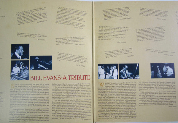 Various - Bill Evans ~ A Tribute (2xLP, Album, Gat)