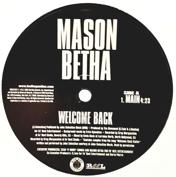 Mason Betha - Welcome Back (12"")