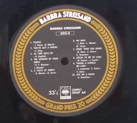 Barbra Streisand - Grand Prix 20 (LP, Comp)