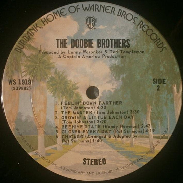 The Doobie Brothers - The Doobie Brothers (LP, Album, RP)