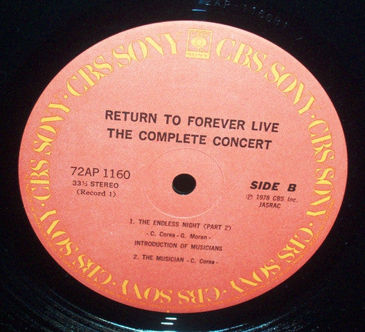Return To Forever - Live The Complete Concert (4xLP, Album + Box)