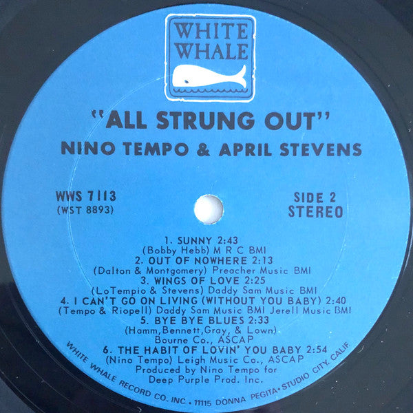 Nino & April* - All Strung Out (LP, Album)