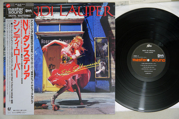 Cyndi Lauper - She's So Unusual  (LP, Album, RE)