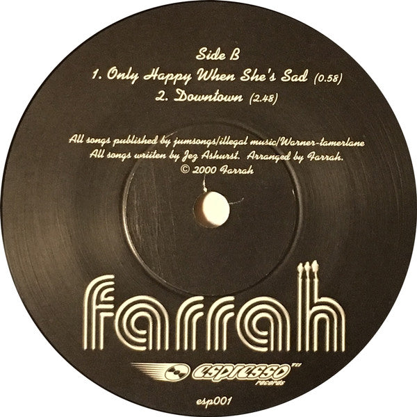 Farrah - Living For The Weekend (7"", Single)