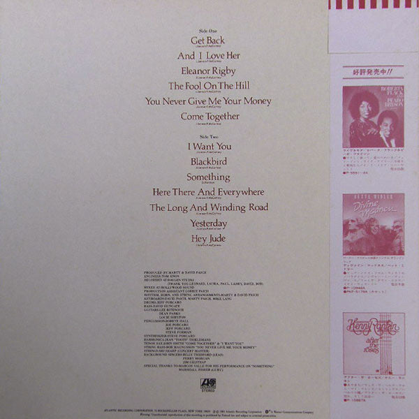 Sarah Vaughan - Songs Of The Beatles    (LP, Album)