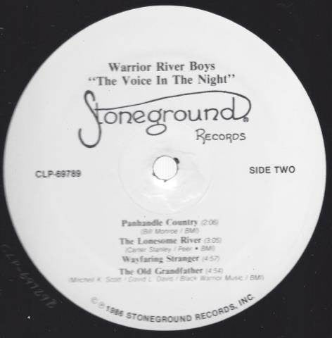 Warrior River Boys* - The Voice In The Night (LP, Album)