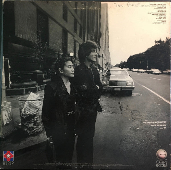John Lennon & Yoko Ono - Double Fantasy (LP, Album, All)
