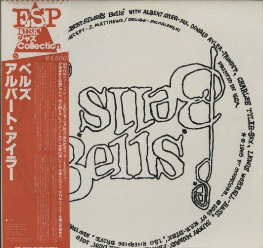 Albert Ayler - Bells (LP, S/Sided, Album, RP)