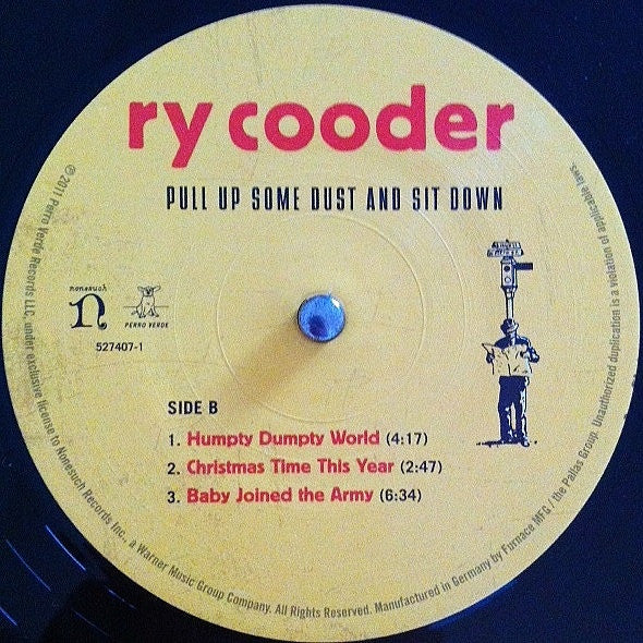 Ry Cooder - Pull Up Some Dust And Sit Down (2xLP, Album + CD, Album)