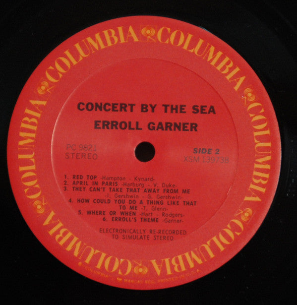 Erroll Garner - Concert By The Sea (LP, Album, Re-)