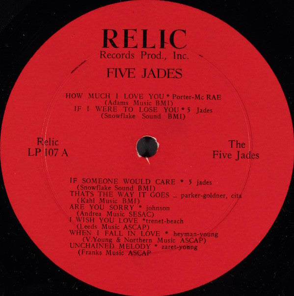 The 5 Jades - The Velvet Soul Of 5 Jades (LP, Album)