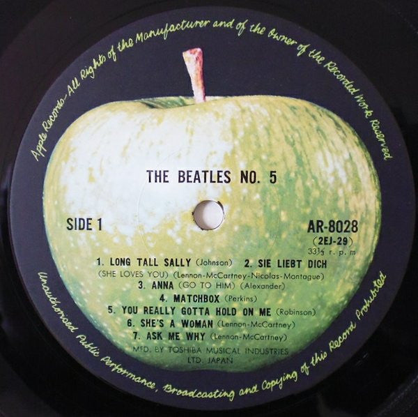 The Beatles - Beatles No. 5 (LP, Comp, RE)