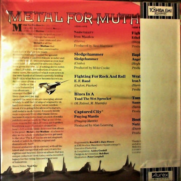 Various - Metal For Muthas (LP, Comp, Promo)