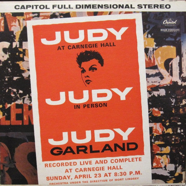 Judy Garland - Judy At Carnegie Hall - Judy In Person(2xLP, Album, ...