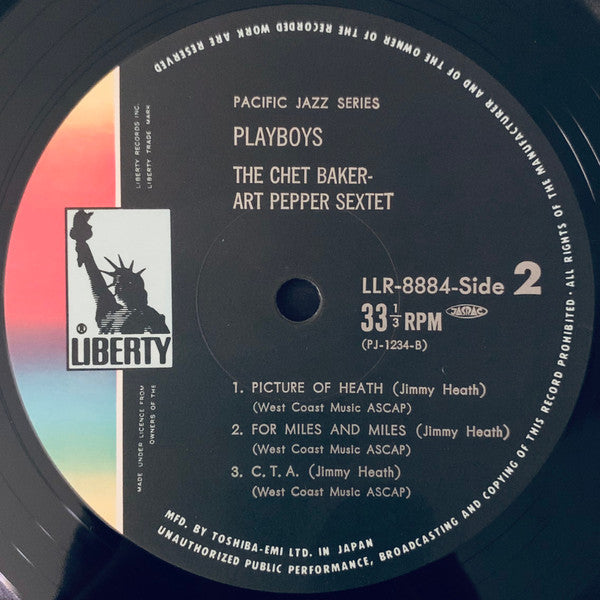 Chet Baker & Art Pepper - Playboys (LP, Album, Mono, RE)