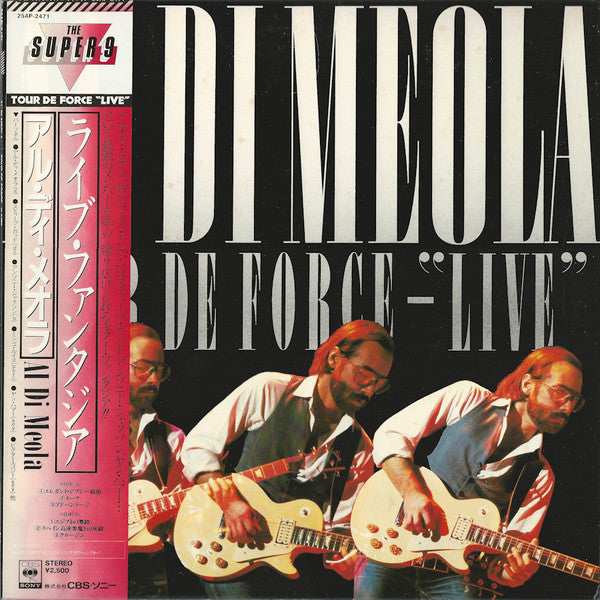 Al Di Meola - Tour De Force - ""Live"" (LP, Album)