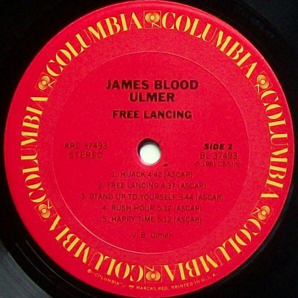 James Blood Ulmer - Free Lancing (LP, Album, Ter)