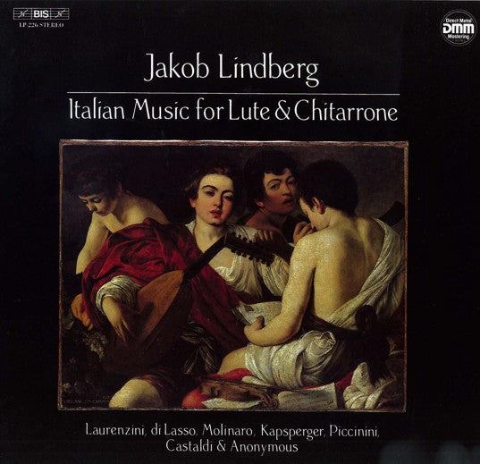 Jakob Lindberg - Italian Music For Lute & Chitarrone (LP, Gat)