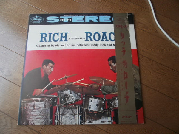 Buddy Rich And Max Roach - Rich Versus Roach (LP, Album)
