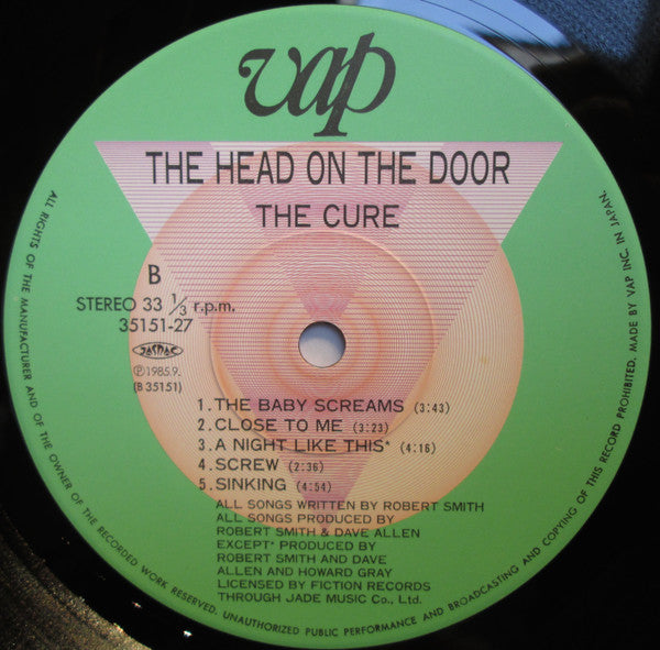 The Cure - The Head On The Door (LP, Album, Ltd)
