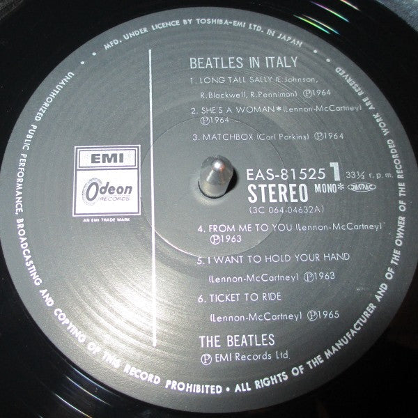 The Beatles - The Beatles In Italy (LP, Comp, RE)