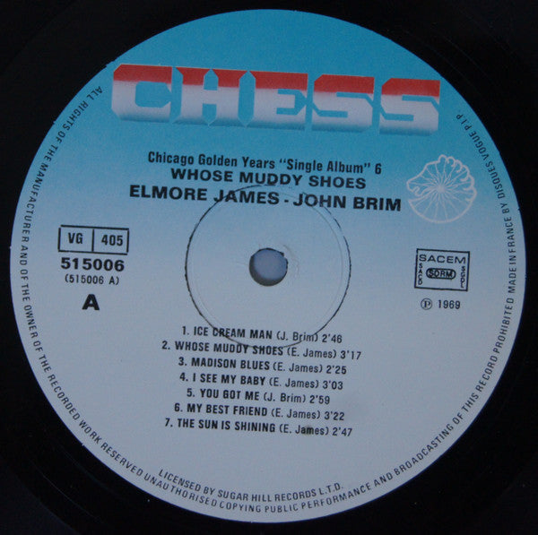 Elmore James / John Brim - Whose Muddy Shoes (LP, Comp, RE)
