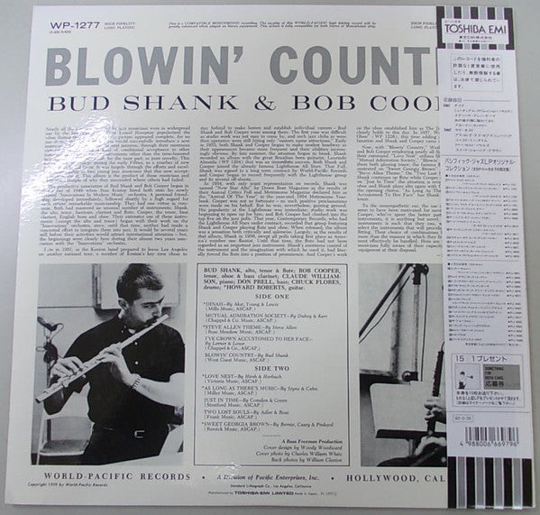 Bud Shank & Bob Cooper - Blowin' Country (LP, Album, Mono, RE)