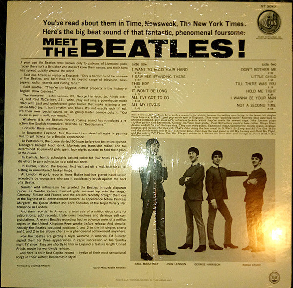 The Beatles - Meet The Beatles! (LP, Album, RP, Rai)