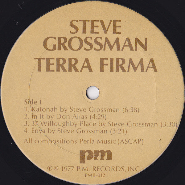 Steve Grossman - Terra Firma (LP, Album)