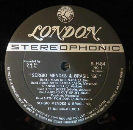Herb Alpert - Herb Alpert Presents Sergio Mendes & Brasil '66(LP, A...