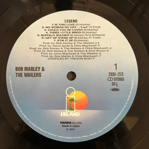 Bob Marley & The Wailers - Legend (The Best Of Bob Marley And The W...